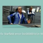 How to fix starfield error 0xc000001d in windows