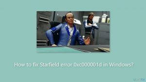 How to fix starfield error 0xc000001d in windows