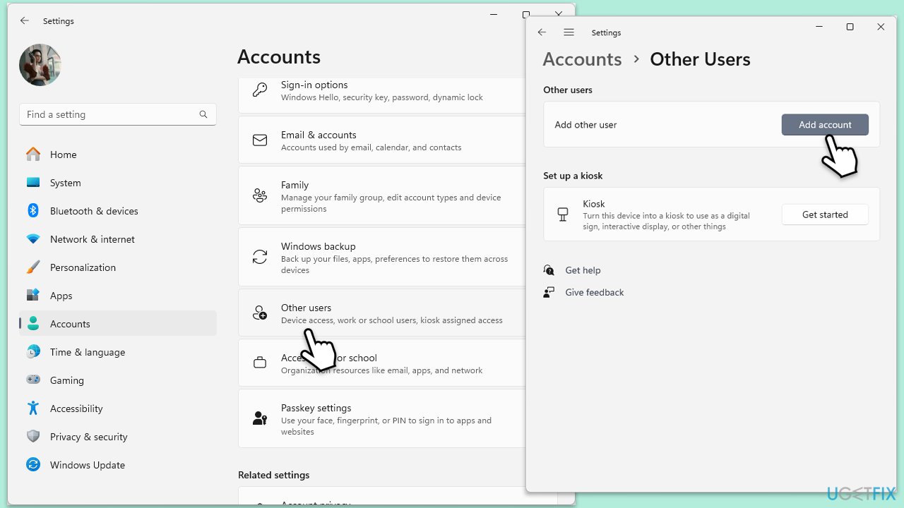 How to fix start menu search stopped working after windows create new user account