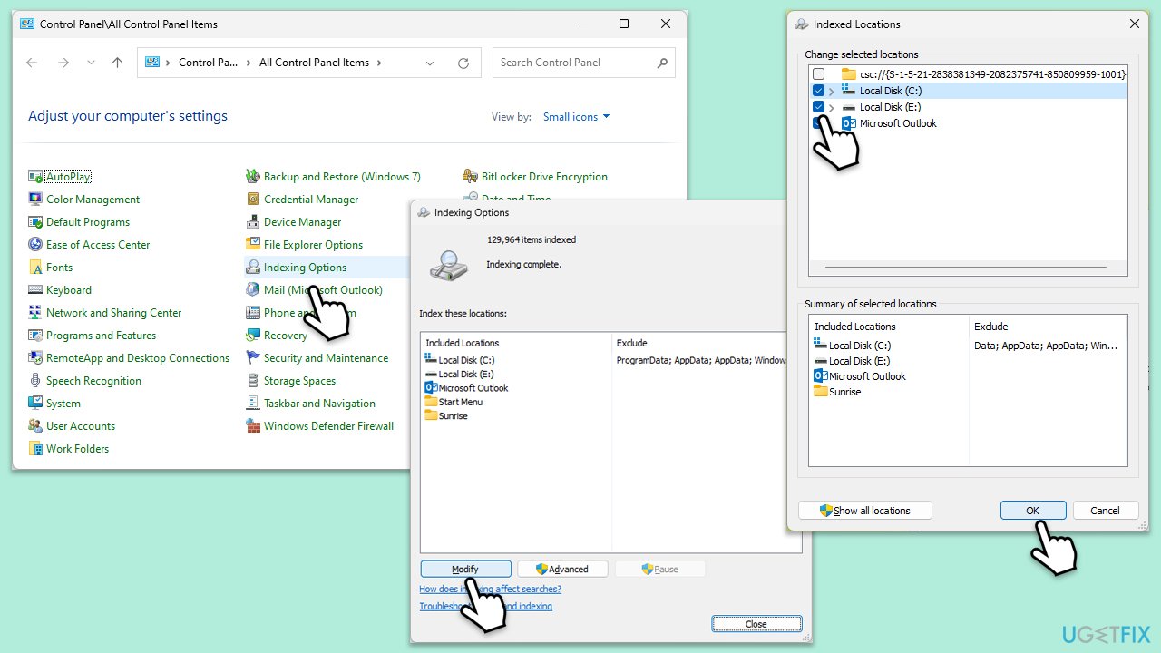 How to fix start menu search stopped working after windows update rebuild search index copy