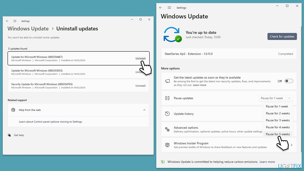 How to fix startmenuexperiencehost exe error in windows uninstall updates copy
