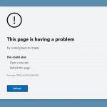 How to fix status access violation error in microsoft edge
