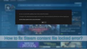 How to fix steam content file locked error