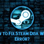 How to fix steam disk write error