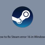 How to fix steam error 16 in windows copy