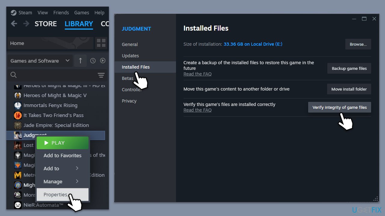 How to fix steam error 16 in windows verify integrity of game files copy