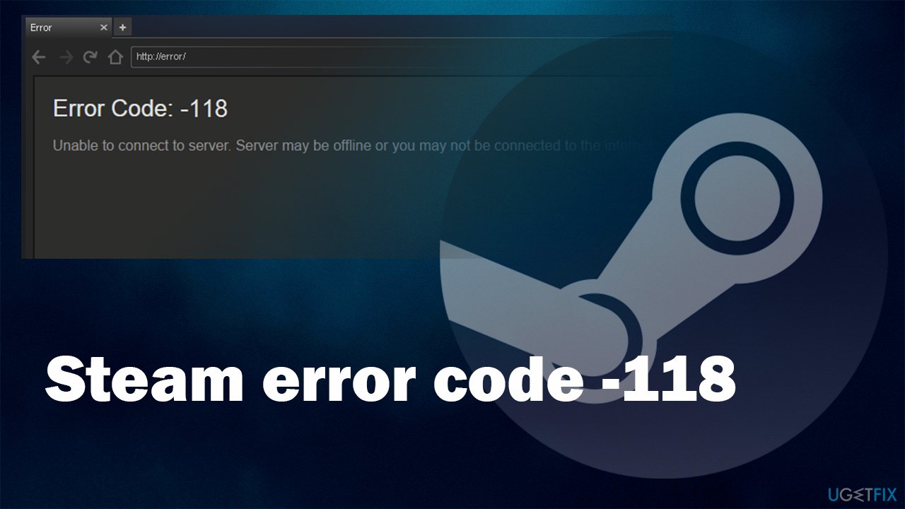Steam error connecting to servers