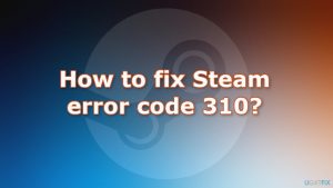 How to fix steam error code