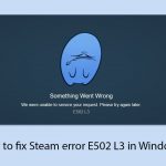 How to fix steam error e502 l3 in windows copy