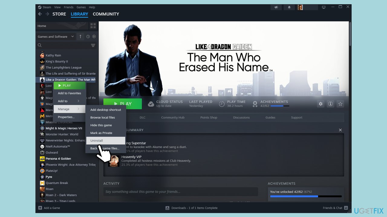 How to fix steam error missing downloaded files in windows reinstall game copy