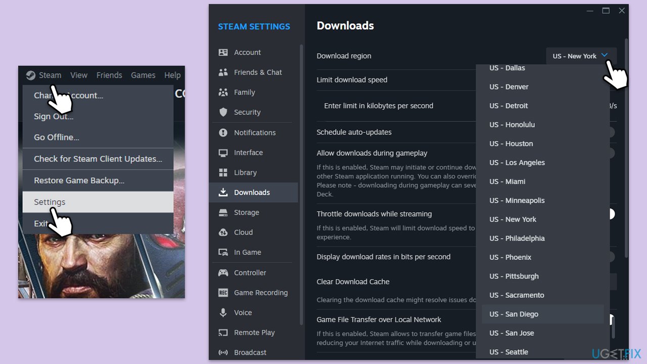 How to fix steam servers are currently unavailable error in windows change download region copy How to fix steam servers are currently unavailable error in windows change download region copy