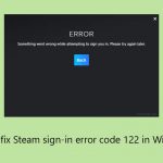 How to fix steam sign in error code 122 in windows copy