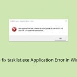 How to fix tasklist exe application error in windows copy
