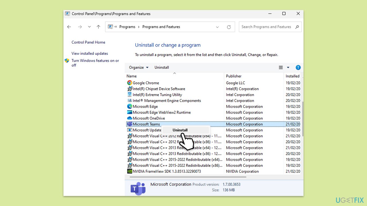 How to fix teams error c0292007 in windows reinstall teams copy