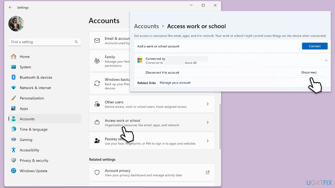 How to fix teams error code caa2000b in windows work or school account