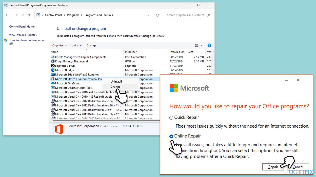 How to fix teams error code caa7000a in windows repair office