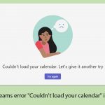 How to fix teams error couldnt load your calendar in windows copy