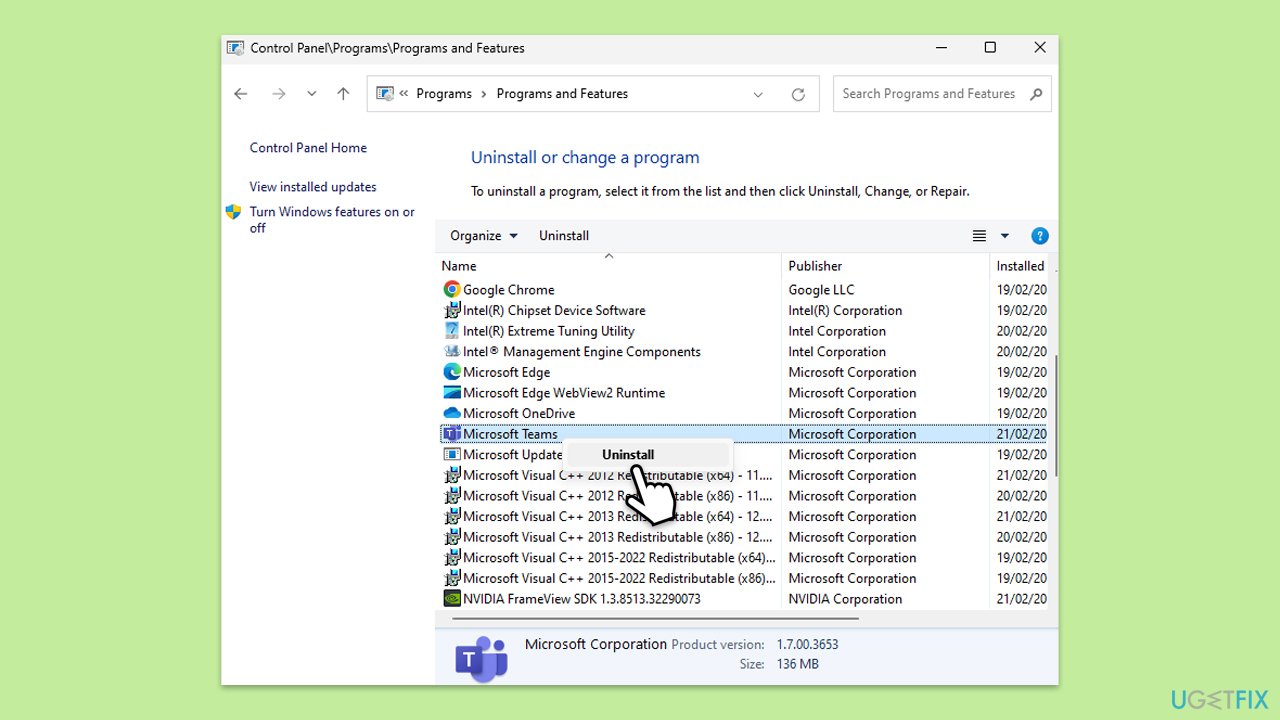 How to fix teams error doh something went wrong in windows reinstall teams