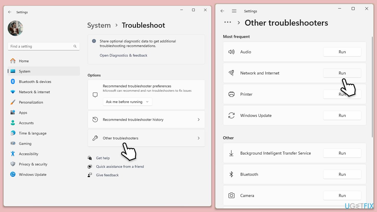 How to fix teams error failed to connect to settings endpoint in windows network troubleshooter