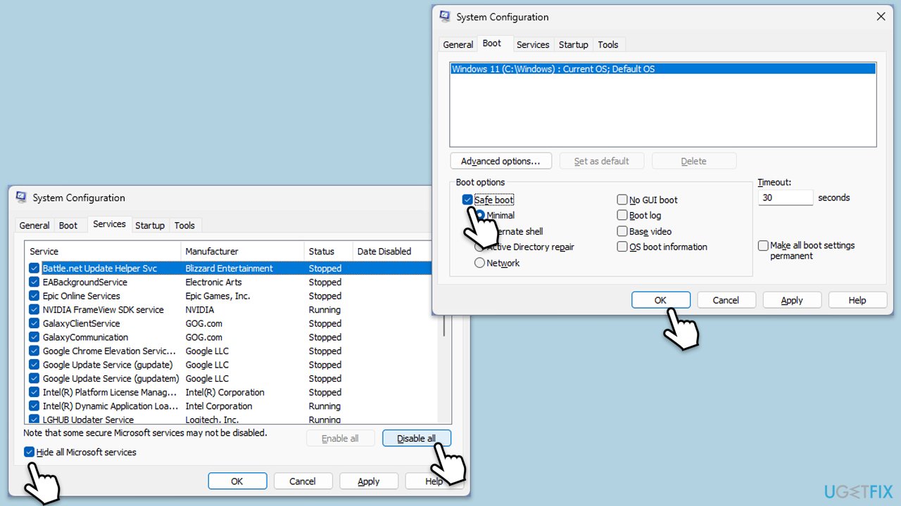 How to fix teams error were sorry weve run into an issue in windows clean boot copy