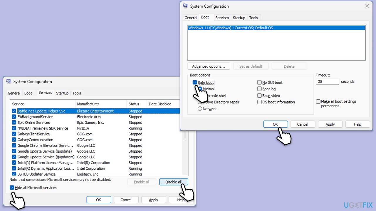 How to fix there is already a file with the same name in this location error in windows clean boot
