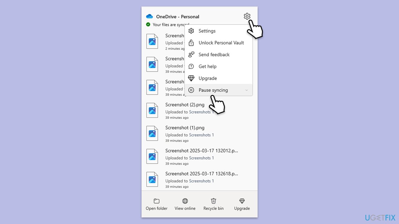 How to fix there is already a file with the same name in this location error in windows disable onedrive sync copy