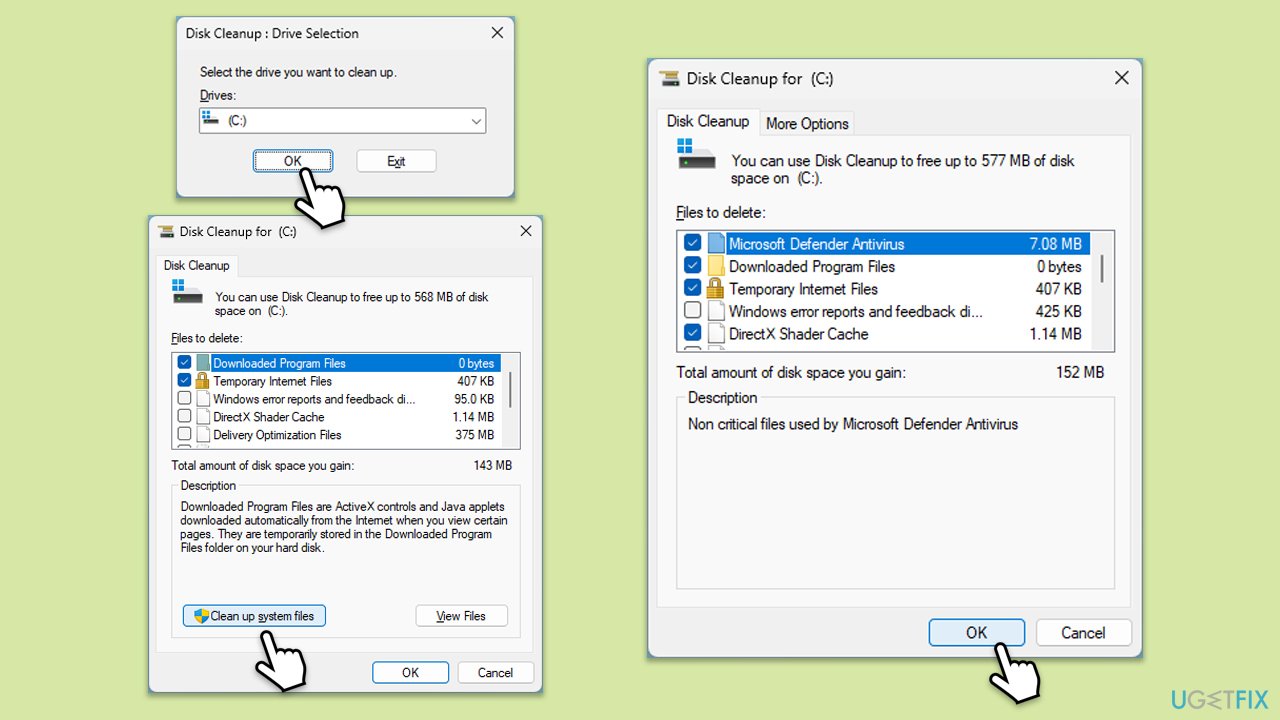 How to fix this operation is not supported when reserved storage is in use error in windows disk cleanup