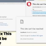 How to fix this site cant be reached error