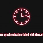 How to fix time synchronization failed with time windows com