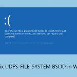 How to fix udfs file system bsod in windows copy