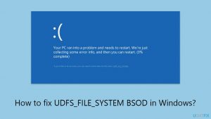 How to fix udfs file system bsod in windows copy