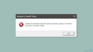 How to fix unable to find the ubisoft game launcher error in windows