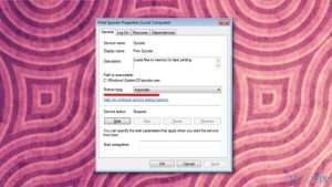 How to fix unable to install printer error services automatic