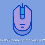 How to fix usb mouse not working in windows