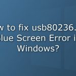 How to fix usb80236 sys blue screen error in windows