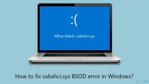 How to fix usbxhci sys bsod error in windows