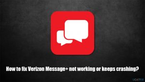 How to fix verizon messagenot working or keeps crashing