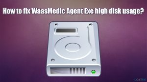 How to fix waasmedic agent exe high disk usage