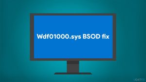 How to fix wdf01000 sys bsod on windows