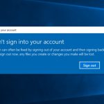 How to fix we cant sign into your account error on windows
