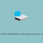 How to fix we couldnt install windows in the location you chose 0x80300024 error