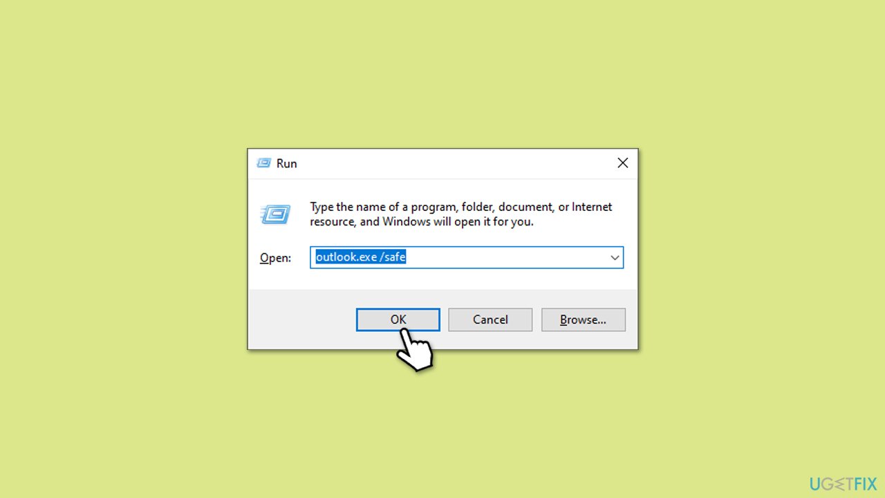 How to fix webview2 runtime error in outlook run in safe mode