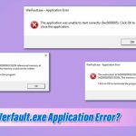 How to fix werfault exe application error