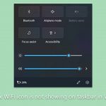 How to fix wifi icon is not showing on taskbar in windows