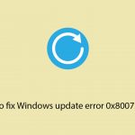 How to fix window update error 0x80073d02