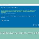 How to fix windows activation error 0x803fa067