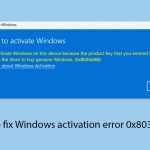 How to fix windows activation error 0x803fa068 copy