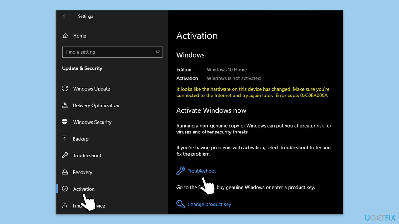 How to fix windows activation error 0x803fa068 run troubleshooter How to fix windows activation error 0x803fa068 run troubleshooter