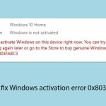 How to fix windows activation error 0x803fabc3 copy