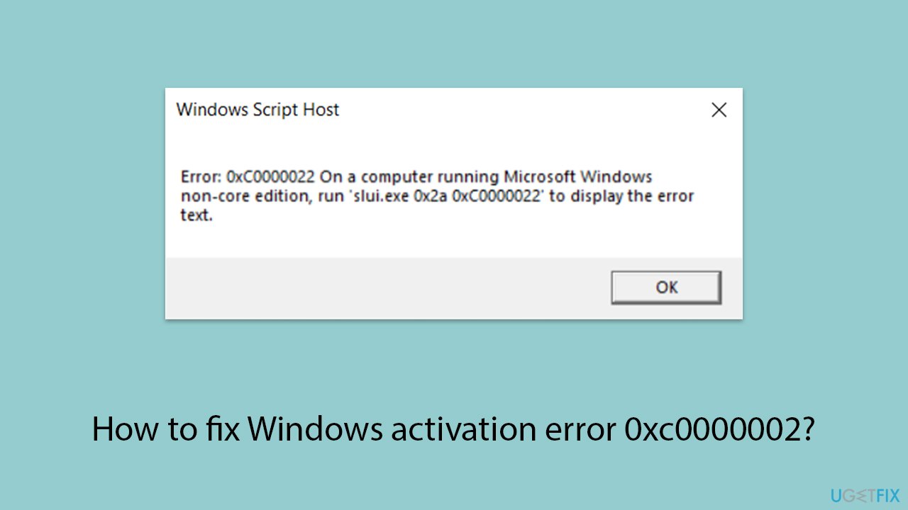 How to fix windows activation error 0xc0000002 copy